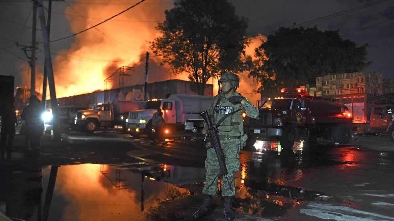 Acción de fuego directo en el incendio de la Central | Diario24