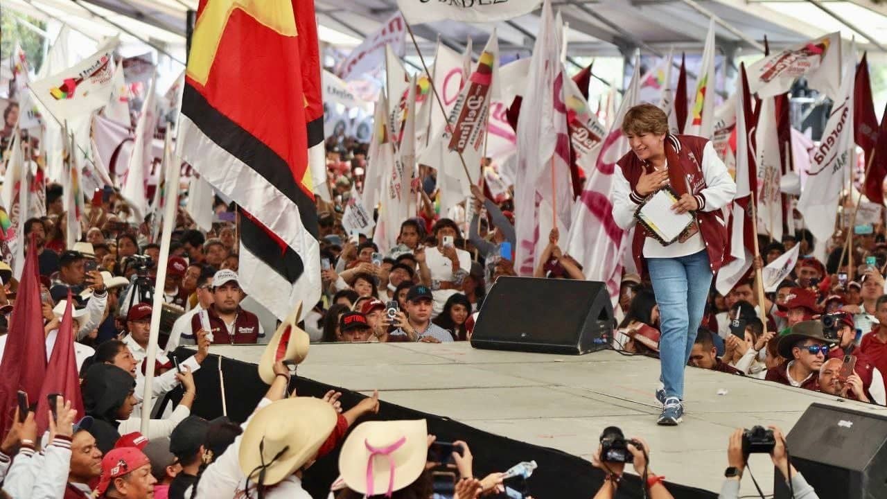 Más de 250 mil mexiquenses abarrotan mítines de Delfina Gómez | Diario24