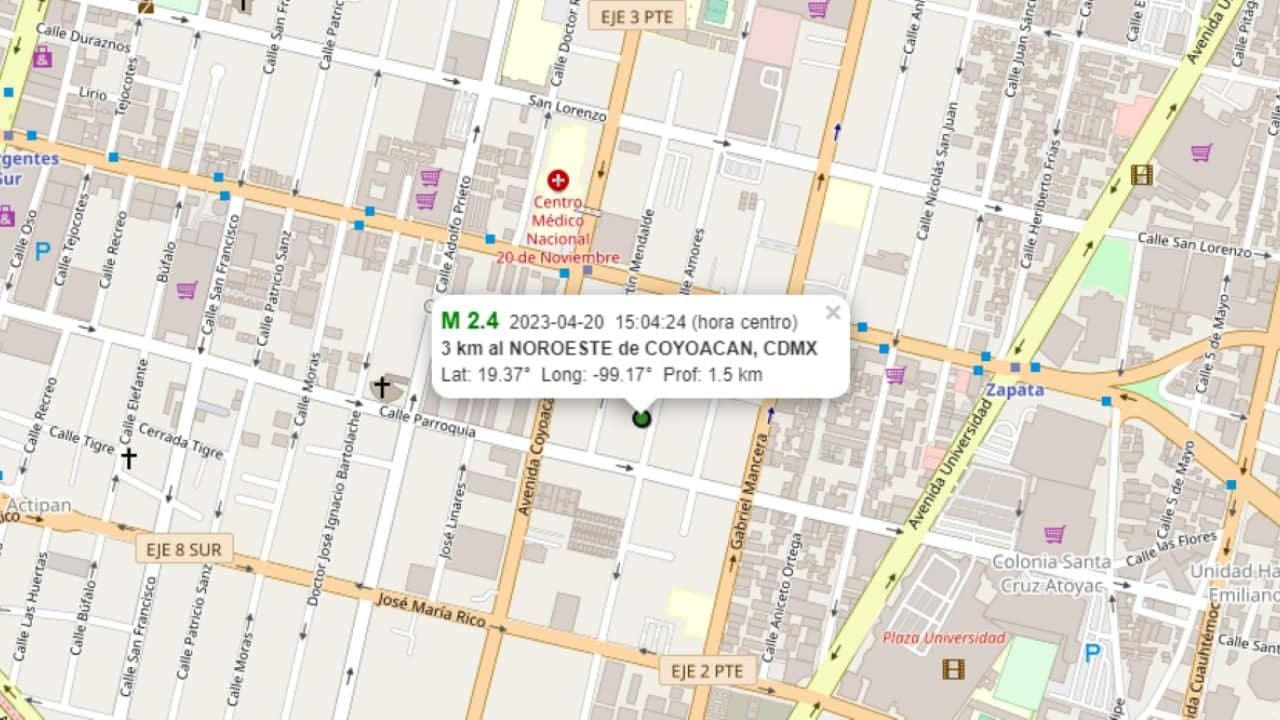 Sismo de 24 en Coyoacán en CDMX no se activa | Diario24