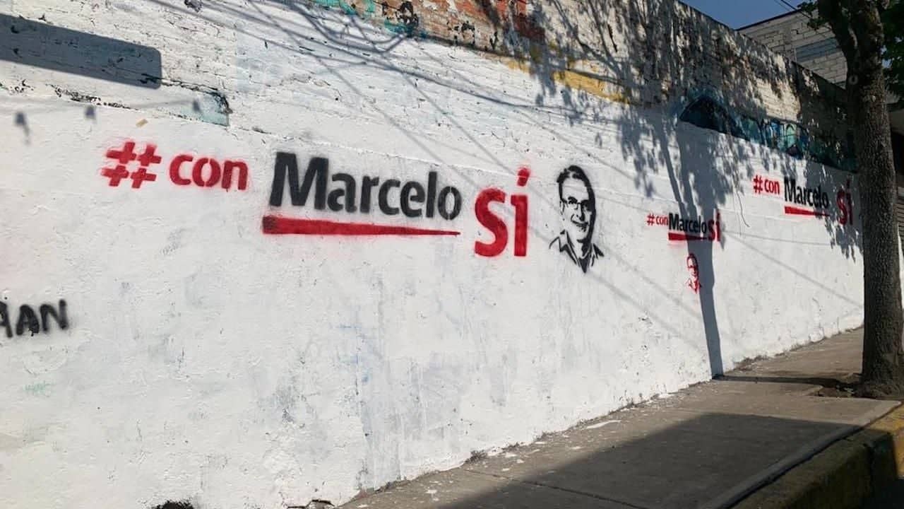 Con Marcelo Sí promueven a Ebrard en bardas de la | Diario24